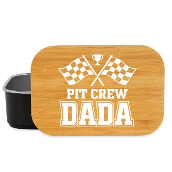 Pit Crew Dada Motorsport Racing Design - Lunch Box - Schwarz - Vorne