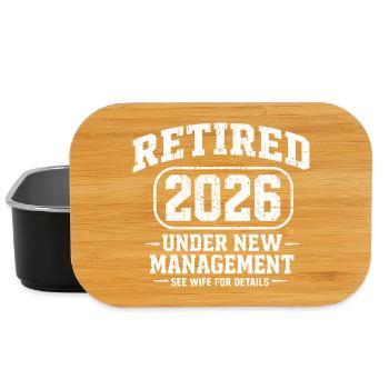 Im Ruhestand 2026 unter neuer humororientierter Leitung - Lunch Box - Schwarz - Vorne