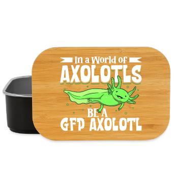 Be a GFP Axolotl - Lunch Box - black - Front