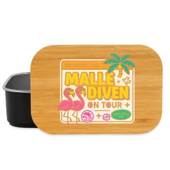 Malle Divas On Tour Women's Flamingo Mallorca Party - Lunch Box - black - Front