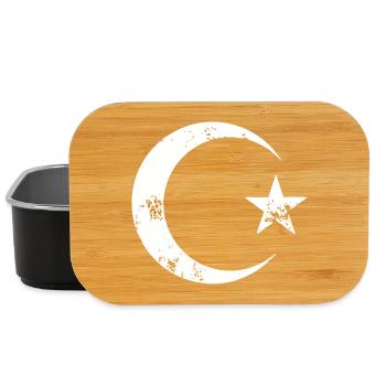 Lunar Crescent Night Sky - Lunch Box - black - Front