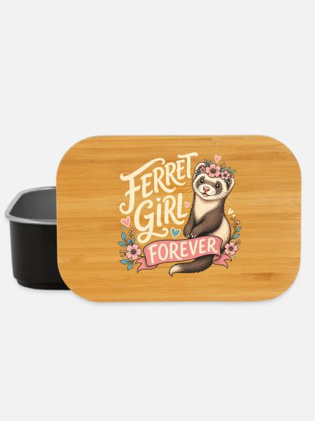 FERRET GIRL FOREVER - Lunch Box - black