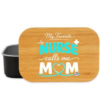 Mutter einer Krankenschwester Geschenk Humor - Lunch Box - Schwarz - Vorne
