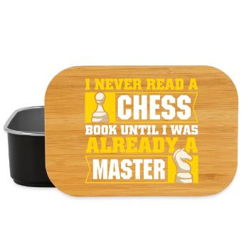 Schach Schachspieler Schachbrett - Lunch Box - Schwarz - Vorne