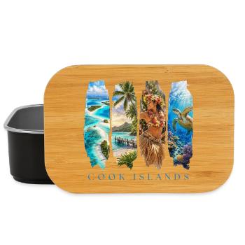 Cookinseln Travel – Südsee Strand & Kultur - Lunch Box - Schwarz - Vorne
