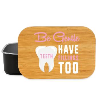 Dental Hygienist Dental Dentist - Lunch Box - black - Front