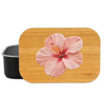 Hibiskuspfirsich - Lunch Box - Schwarz - Vorne