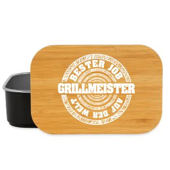 Profession: Grill Master - Lunch Box - black - Front