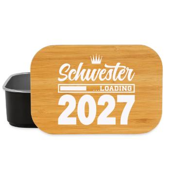 Schwester Loading 2027 - Lunch Box - Schwarz - Vorne