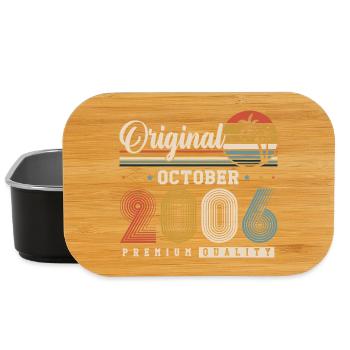 Original 2006 – 20th Anniversary Vintage Retro - Lunch Box - black - Front