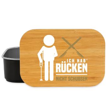 Rückenverletzung - Lunch Box - Schwarz - Vorne