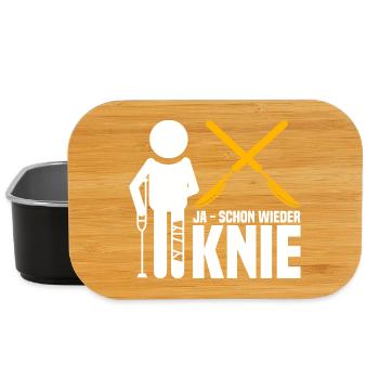 Ja - Schon Wieder Knie - Lunch Box - Schwarz - Vorne