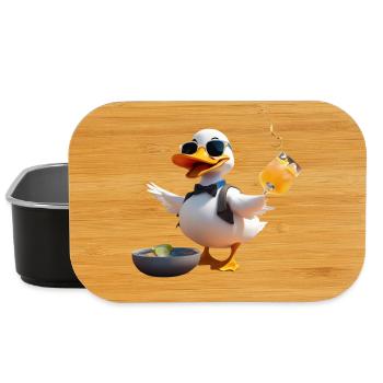 Sonnenbrille Ente Toast Bier - Lunch Box - Schwarz - Vorne