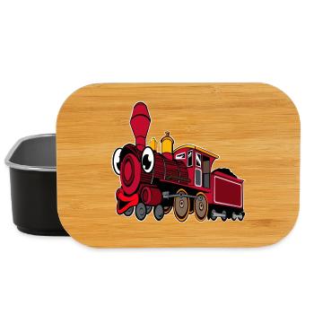 Lokomotive - Lunch Box - Schwarz - Vorne