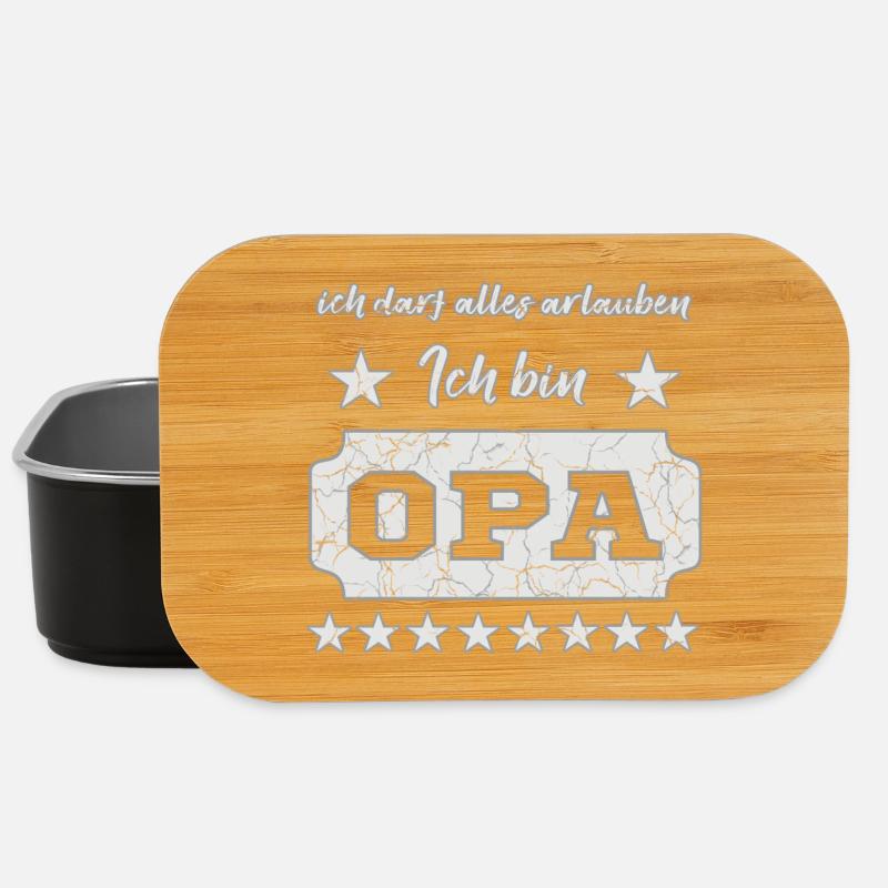 Spruch Opa - Lunch Box - Schwarz