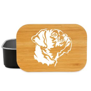 Boxer Kopf "Black Editon" - Lunch Box - Schwarz - Vorne