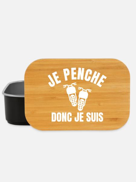 moto, moto sport, moto humour - Boîte à goûter - noir