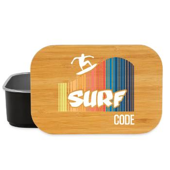 Surfcode (dunkel) - Lunch Box - Schwarz - Vorne