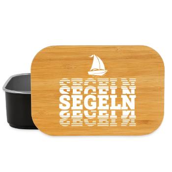 Segeln Segler Segelboot - Lunch Box - Schwarz - Vorne