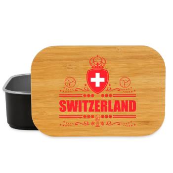Schweiz - Lunch Box - Schwarz - Vorne