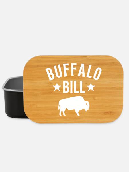 Buffalo bill, western, country, bison - Lunch Box - Schwarz