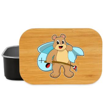 Pêche au poisson Bear Angler - Boîte à goûter - noir - Devant