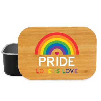 Pride - Love is Love. - Lunch Box - black - Front