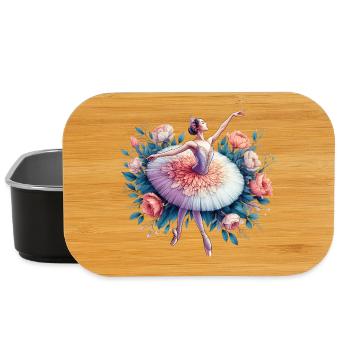 Balletttänzerin mit Tutu - Lunch Box - Schwarz - Vorne