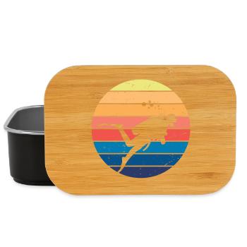 Retro Vibe Diver - Lunch Box - black - Front