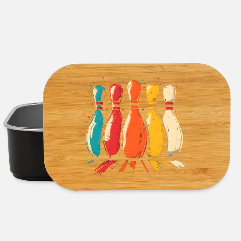 Kegeln - Lunch Box - Schwarz
