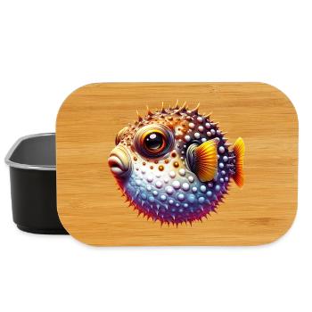 Kugelfisch - Lunch Box - Schwarz - Vorne