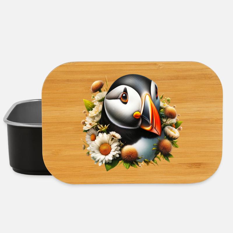 Papageitaucher - Lunch Box - Schwarz