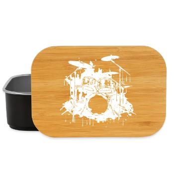 Schlagzeug Grafik - Lunch Box - Schwarz - Vorne