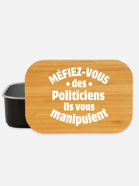 politique, politicien, homme politique - Boîte à goûter - noir
