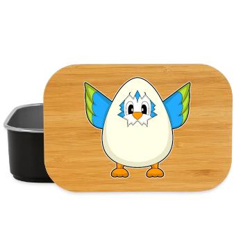 Papagei Ei - Lunch Box - Schwarz - Vorne