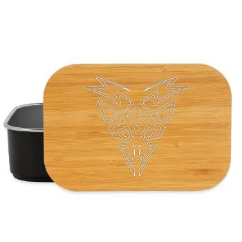 Tribal 2 white R6Z - Lunch Box - black - Front