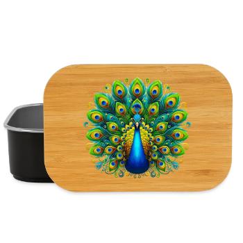 Peacock - Lunch Box - black - Front