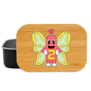 Butterfly Hot Dog - Lunch Box - black - Front