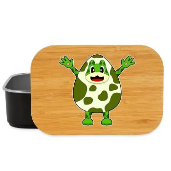 Frosch Ei - Lunch Box - Schwarz - Vorne