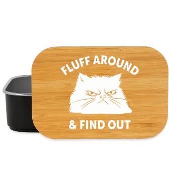 Fluff Around & Find Out - Lunch Box - black - Front