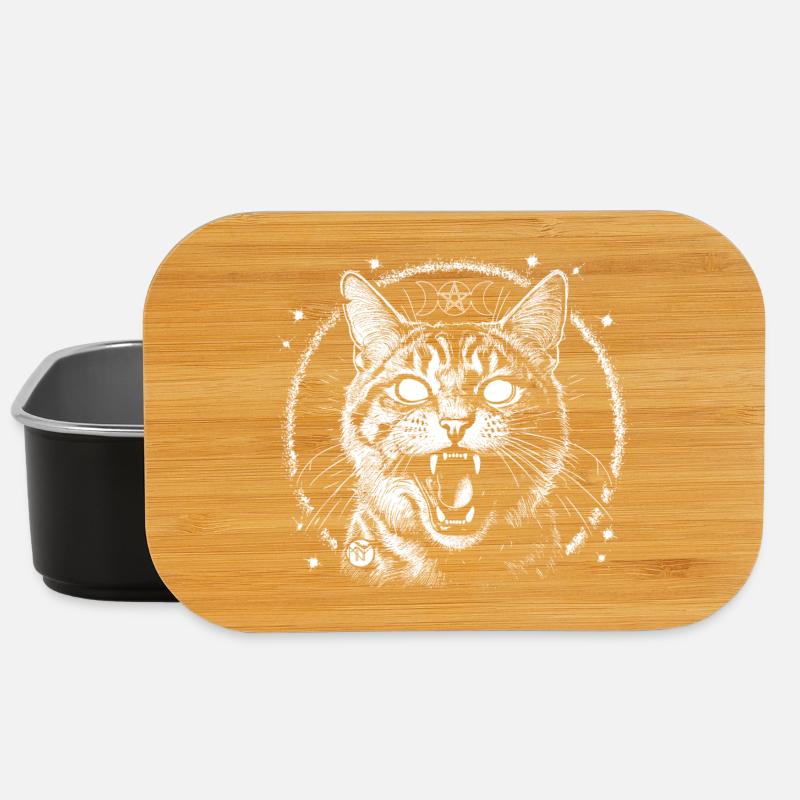 Bewitched Tabby - Lunch Box - Schwarz