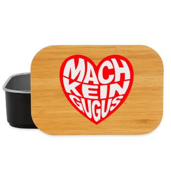 Mach kein gugus - Lunch Box - Schwarz - Vorne