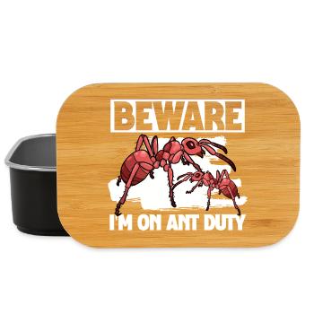 Ant Breeding Ant Breeder Ants - Lunch Box - black - Front