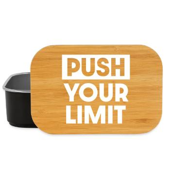 Push Your Limit - Lunch Box - black - Front