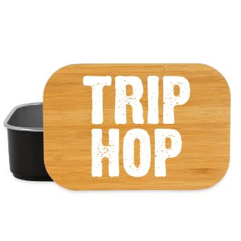 Trip Hop Music Typography Design - Lunch Box - black - Front