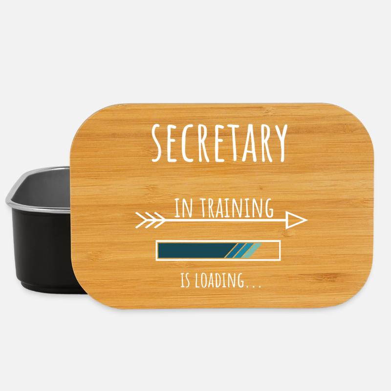 Secretary Geschenk Beruf Ausbildung Sekretär - Lunch Box - Schwarz