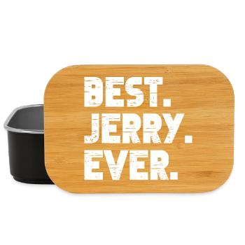 Best Jerry Ever Gift Saying - Lunch Box - black - Front