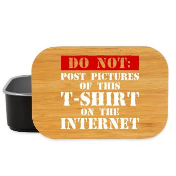 Ne pas Internet – Nerd, médias sociaux et plaisir geek - Boîte à goûter - noir - Devant
