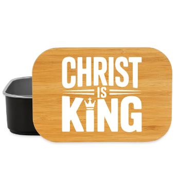 Christ is King - Lunch Box - black - Front