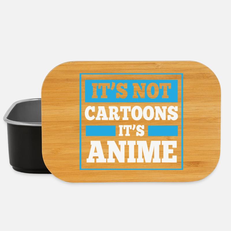 It's not a cartoon, it's anime - Lunch Box - black